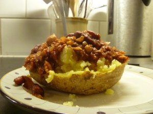 Jacket Potato with Veggie Chili