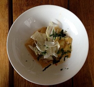 Crab Ravioli with Lemon Oil