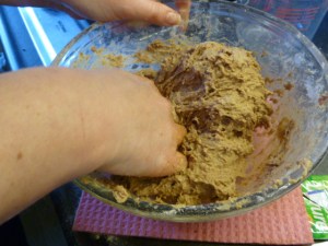 The mixture will get a little smoother