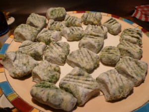 The Finished Nettle Gnocchi