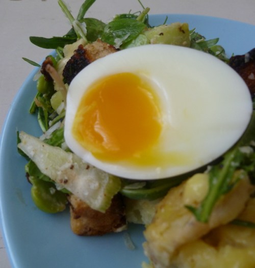 Boiled Egg and Salad