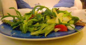 Mixed Salad with Broad Bean Tips