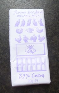 P1040080 Rococo Bee Bar Organic Milk Chocolate