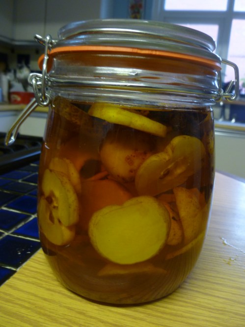 Japanese quince brandy