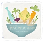Simple and in Season Blog Badge
