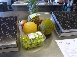 Ingrdient Boxes, ready to go at Dora's Kitchen