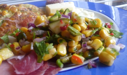 Corn and Calamansi Salsa