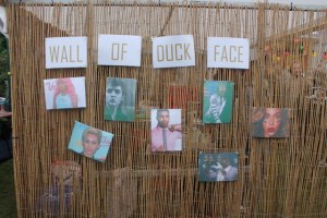 Wall of Duck Face at Rollende Keukens