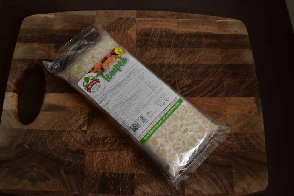 A block of tempeh