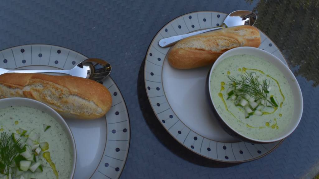 Chilled Cucumber and Fennel Soup. A recipe for summer without the tyranny of measurements.